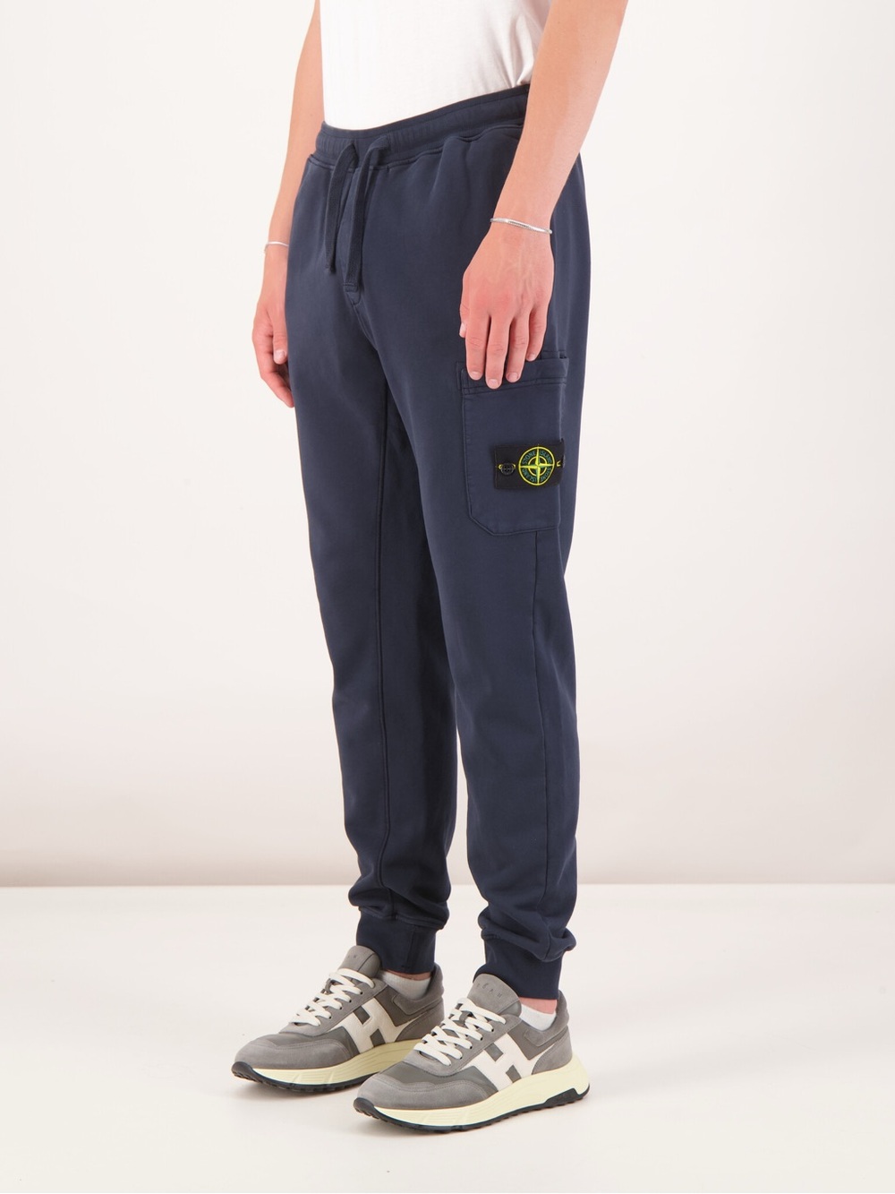 Stone Island Navy Joggers Sz L